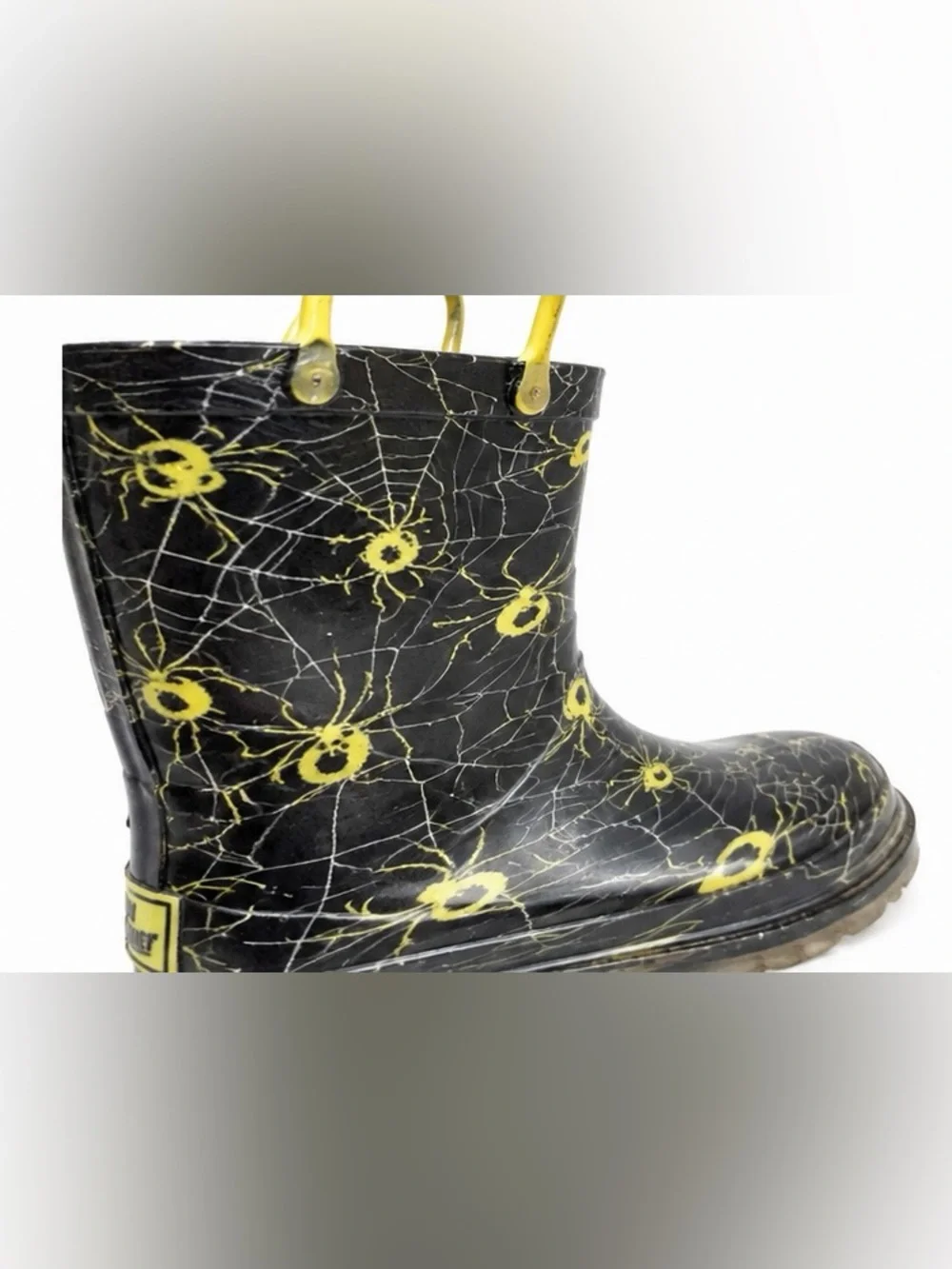 Western Chief Spider Halloween Theme Kids Rain Snow Light-up Waterproof Boots 10